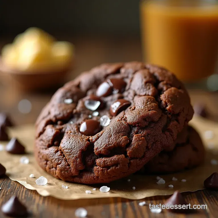 The Ultimate Chewy Chocolate Chunk Cookies Brown Butter Sea Salt presentation