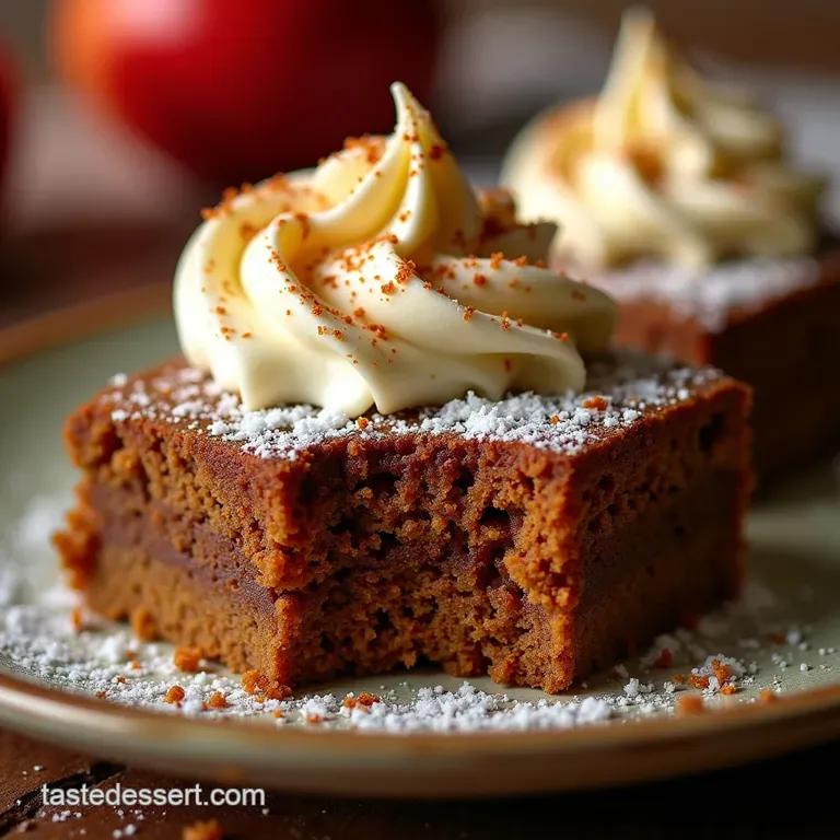 Chewy Spicy Molasses Gingerbread Bar Bake the Ultimate Winter Warmer presentation