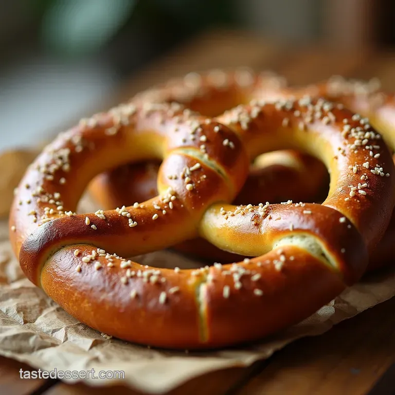 The Beer Garden Pretzel Easy Chewy Homemade Soft Pretzels with a Malted Finish