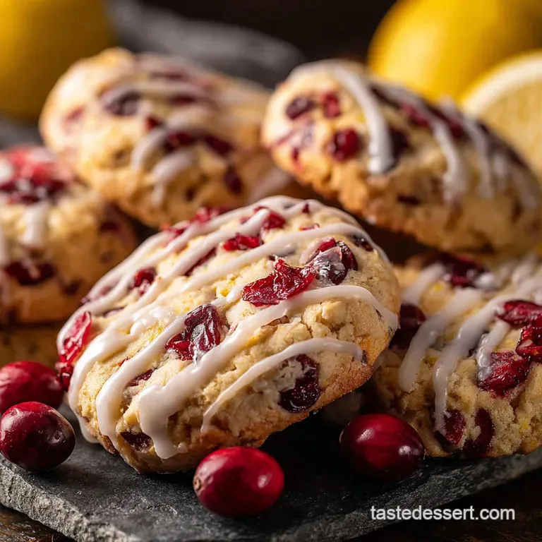 Lemon Cranberry Cookies: The Best Chewy Recipe with a Vibrant Glaze