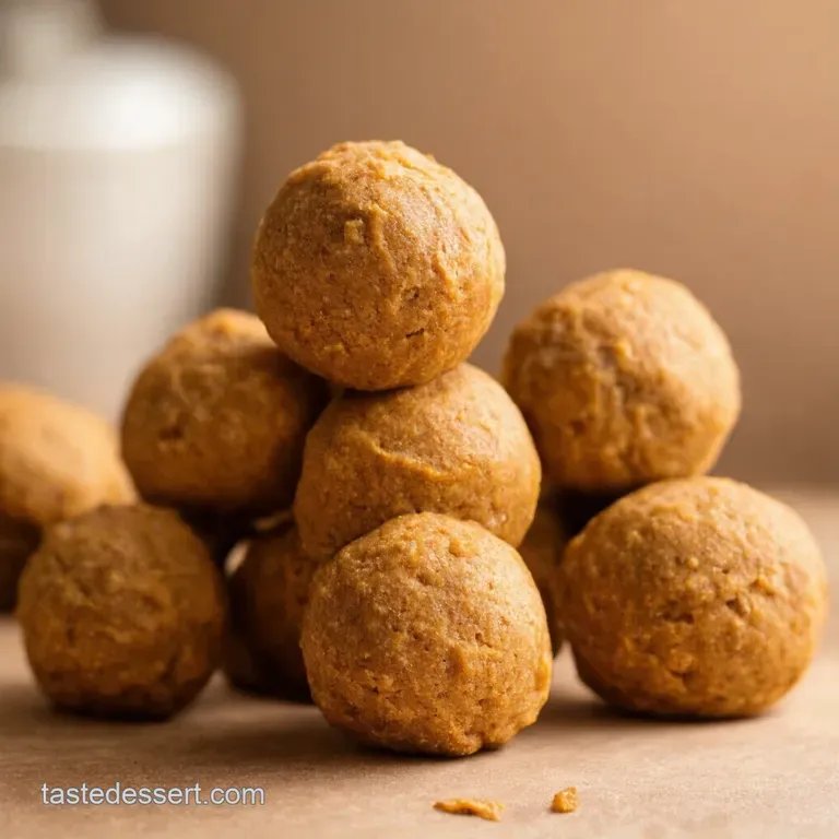 Chewy Nobake Peanut Butter Oat Energy Bites presentation
