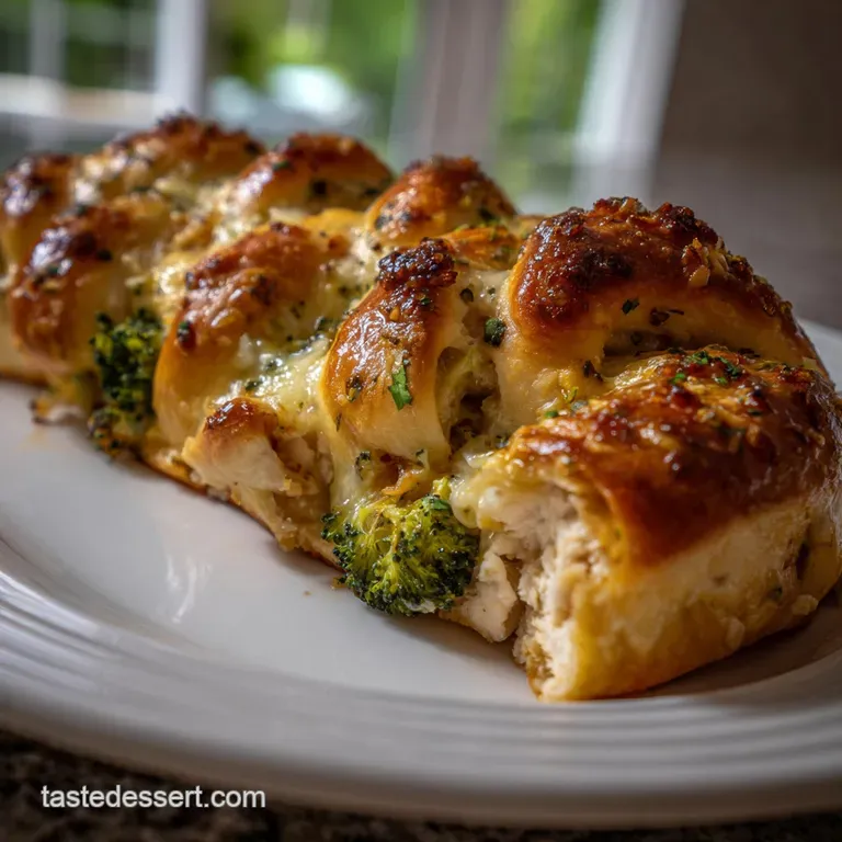 Easy Pampered Chef Chicken Broccoli Braid Recipe