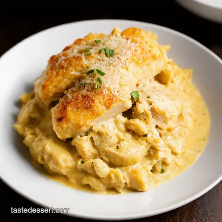Chicken Lazone Creamy Garlic Parmesan Chicken Delight