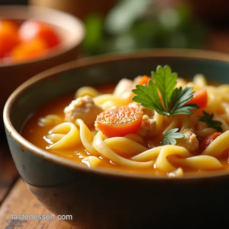 Chicken Noodle Soup a Classic Comfort presentation