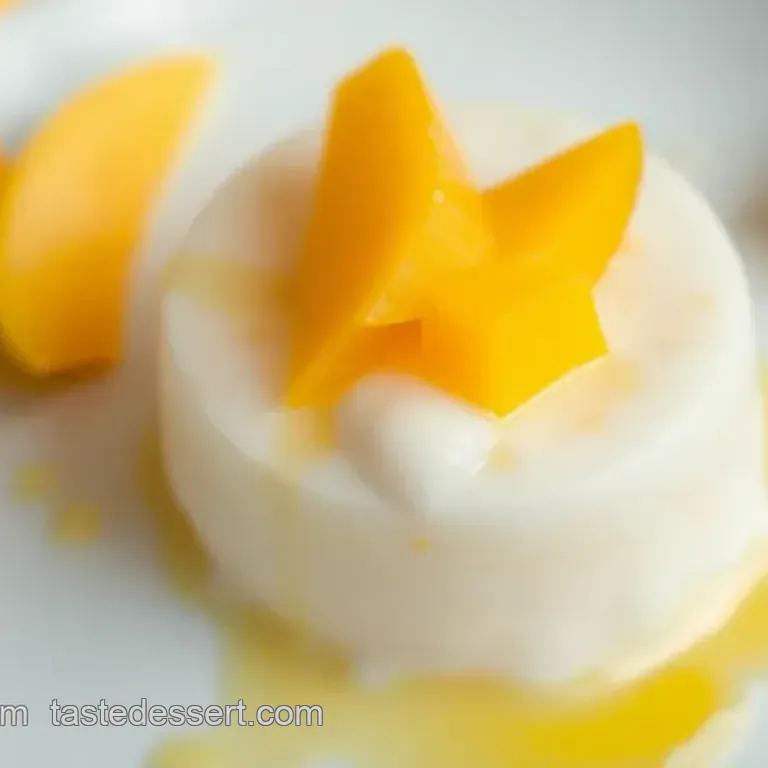Chill Coconut Mango Dessert Delight