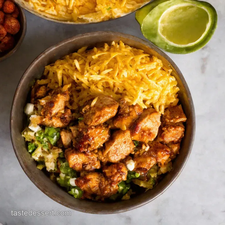 Chipotle Chicken Your Athome Burrito Bowl Hero presentation