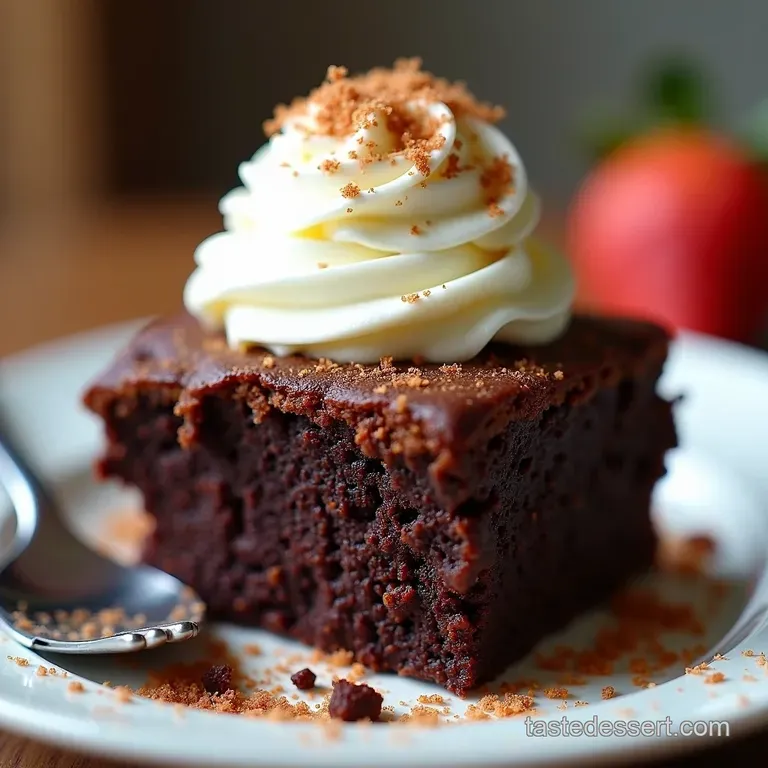 Chocolate Fudge Dump Cake Lazy Bakers Delight