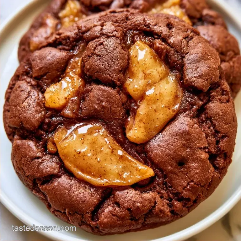Chocolate Pear Cookies with Brown Butter