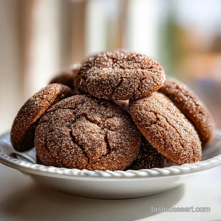 Chocolate Snickerdoodles: Fudgy and Crackled