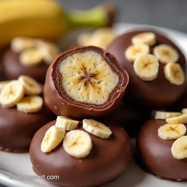 ChocTastic Frozen Banana Bonbons