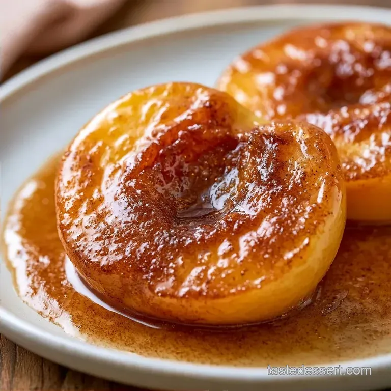 Caramelized Cinnamon Brown Sugar Peaches