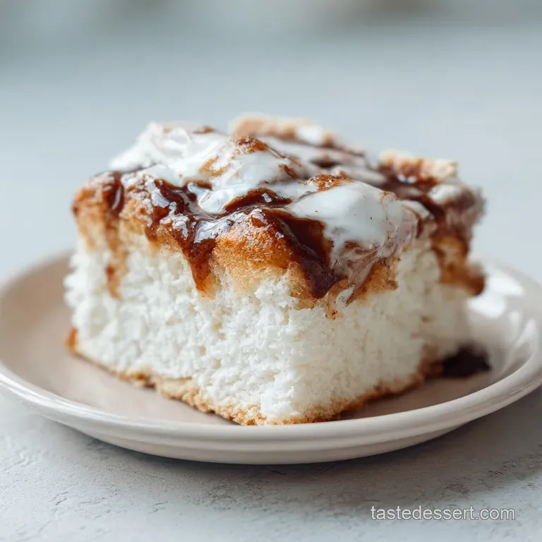 Cinnamon Roll Poke Cake Recipe: Lighter Version