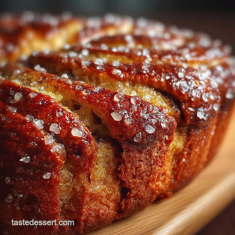 The Showstopper Brown Sugar Cinnamon Swirl Banana Bread presentation