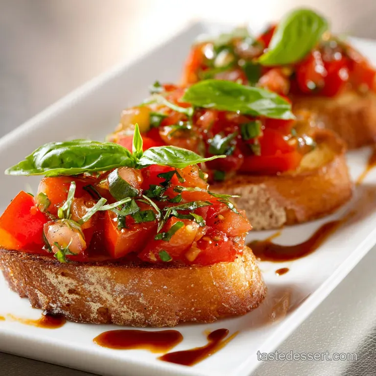 Bruschetta with Tomato and Basil: The Ultimate Classic Italian Appetizer