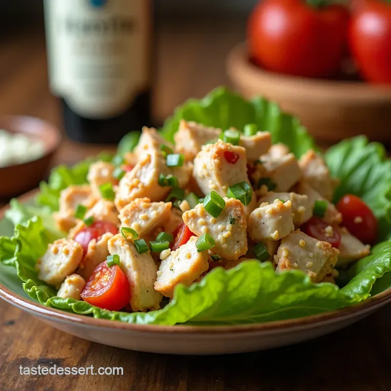 Classic Chicken Salad presentation