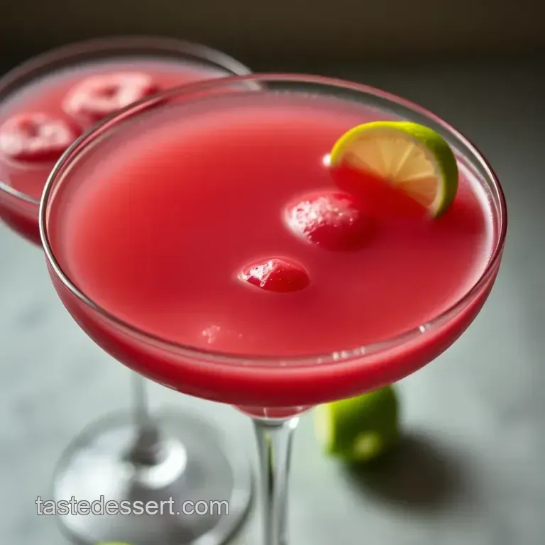 Classic Cosmopolitan Cocktail: A Timeless Elegance presentation