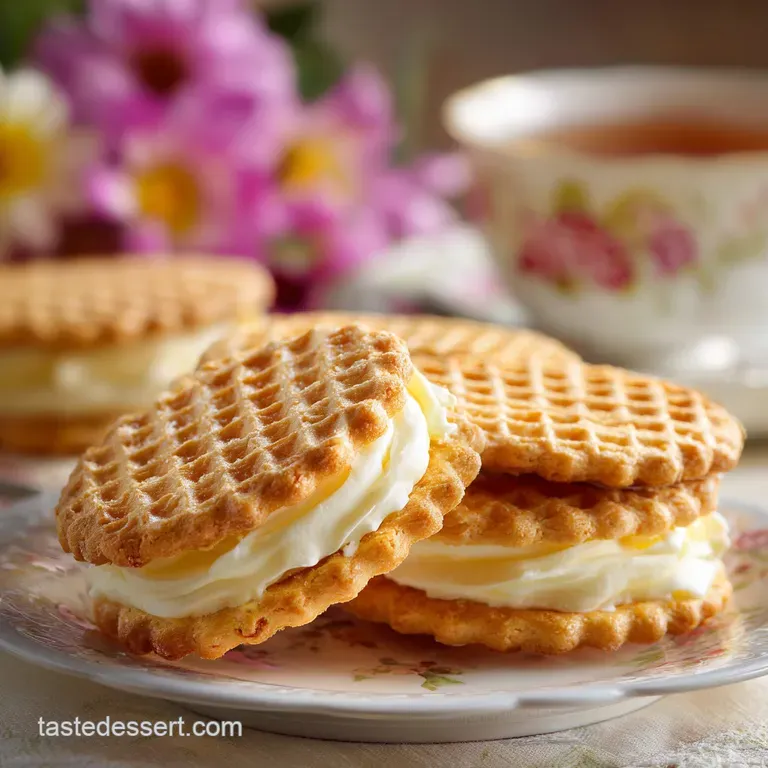 Cream Wafer Cookie Sandwiches: Our Classic Recipe for Afternoon Tea
