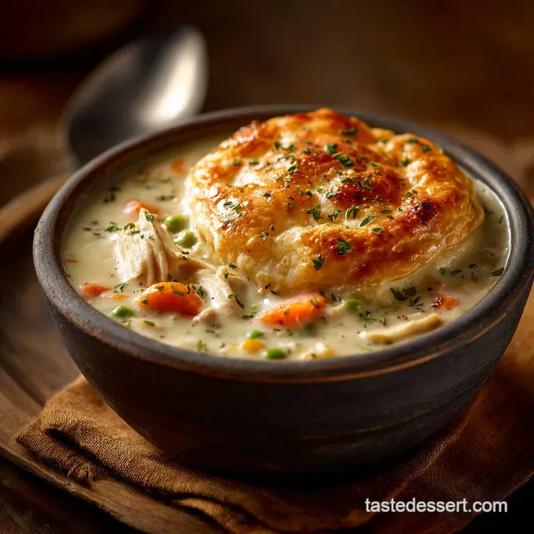 Chicken Pot Pie Soup: the Creamy Comfort Recipe You Need This Fall presentation