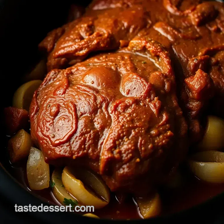 Classic Crockpot Rump Roast presentation