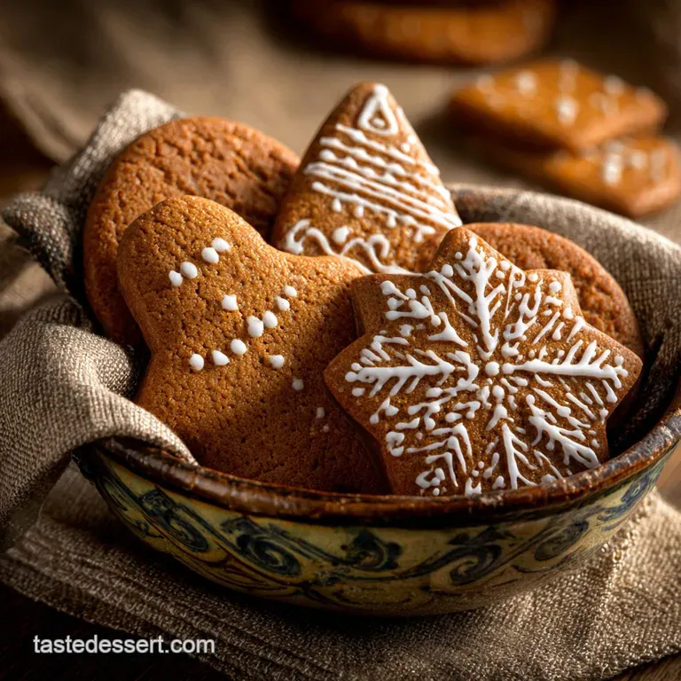 Gingerbread Cookies: Sturdy Spicy Cut-Outs Ready for Holiday Decorating presentation