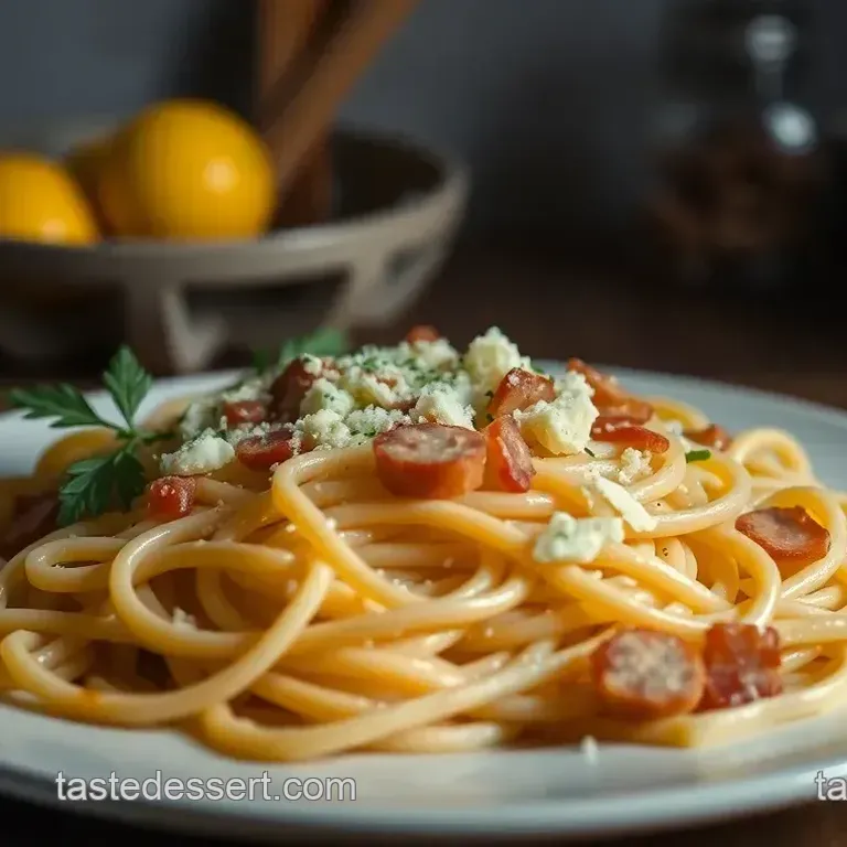 Classic Fettuccine Carbonara