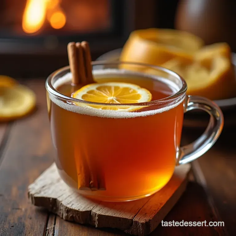 The Ultimate Fireside Fix Classic Hot Toddy Recipe presentation