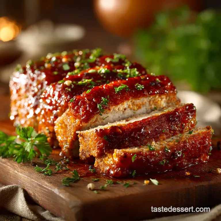 Juicy Turkey Meatloaf with Classic Glaze the Sunday Dinner Hero presentation