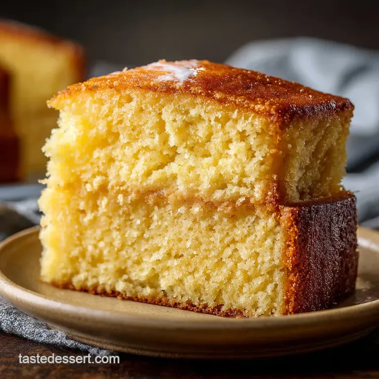 Yellow Cake Recipe: the Ultimate Classic Buttery Moist Birthday Cake presentation