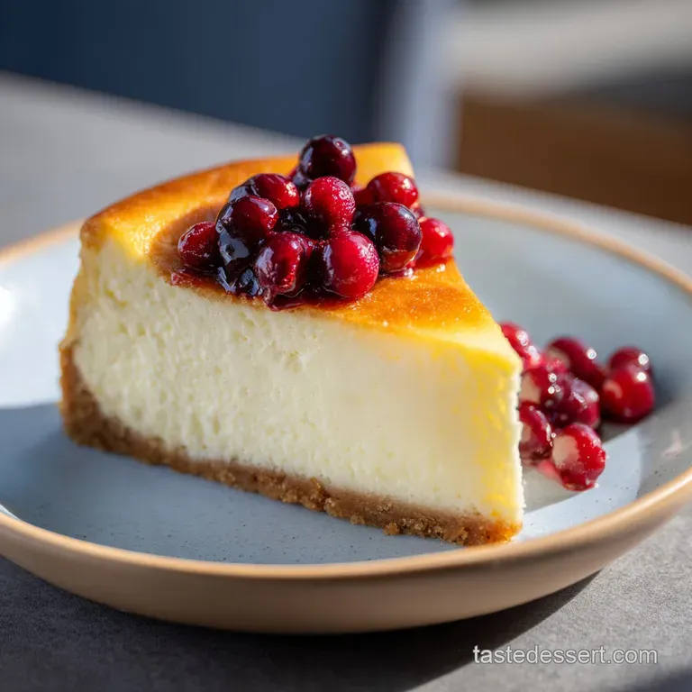 Classic New York Cheesecake: Authentic & Dense