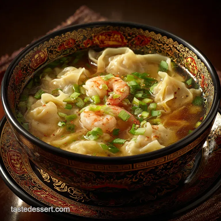 Wonton Soup: the Ultimate Edible Hug Recipe presentation