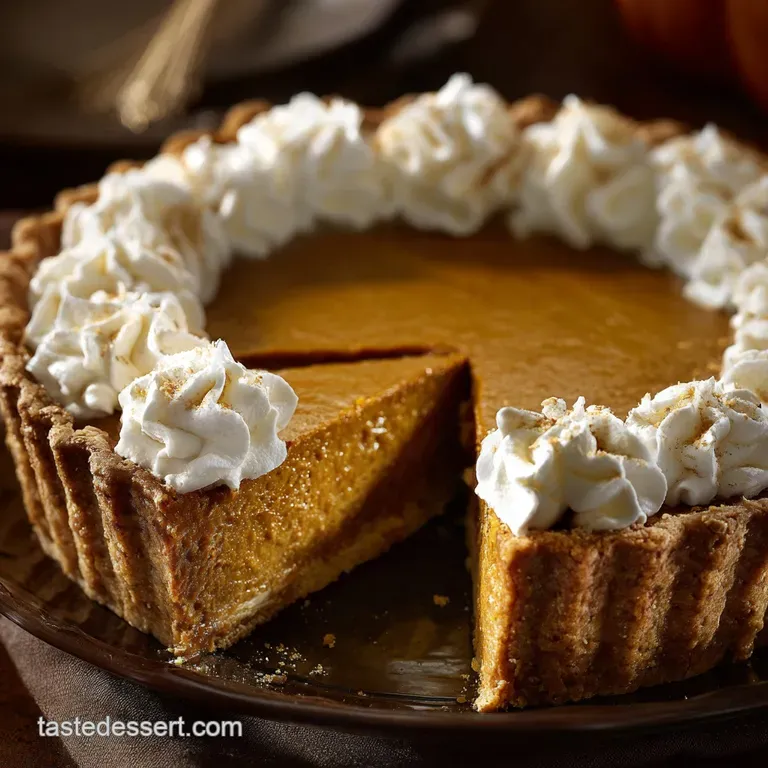 The Chefs Classic Pumpkin Pie: Dangerously Creamy and Deeply Spiced presentation