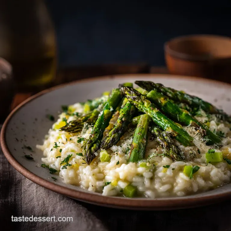 Spring Asparagus Risotto: Bright Creamy Al Dente Perfection