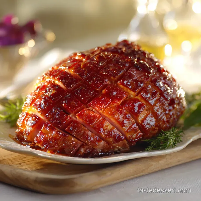The Chefs Classic Glazed Baked Ham Sticky Sweet Festive