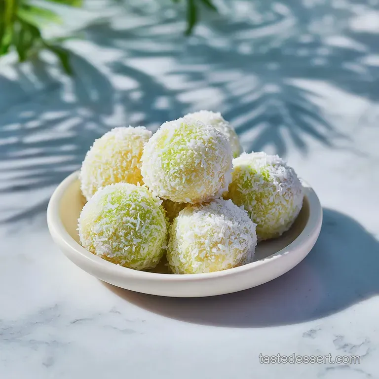 A stack of vibrant green crinkle cookies beside a halved lime, the sugar coating catching the light with a slight gleam.