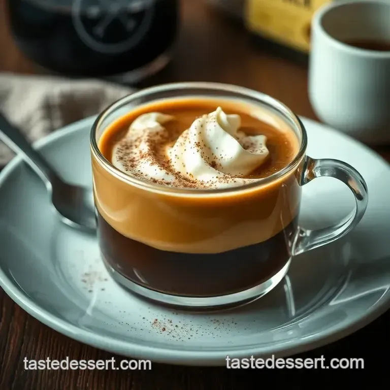 Cognac Coffee Delight presentation