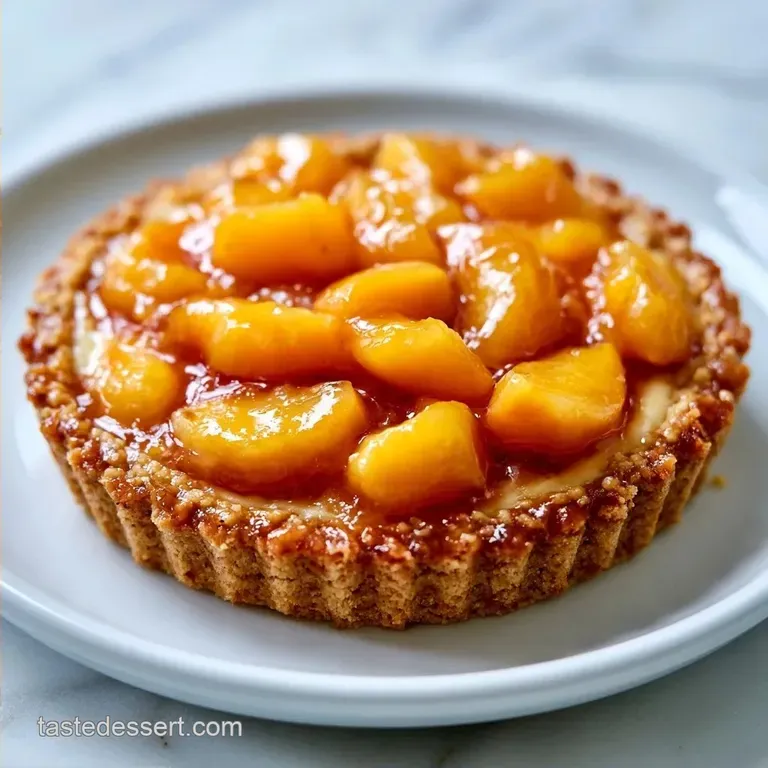 Guilt-Free Cold Peach Layer Dessert