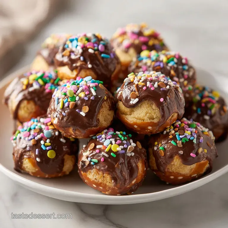 Cookie Dough Pretzel Bites Recipe