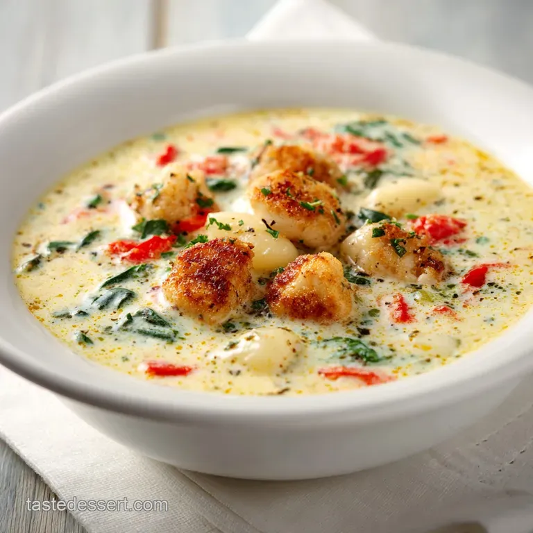 Copycat Olive Garden Chicken Gnocchi Soup