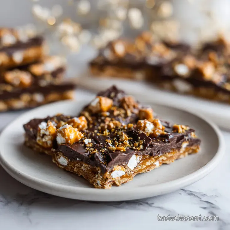 Cracker Toffee: Shatter Crisp Toffee Bark