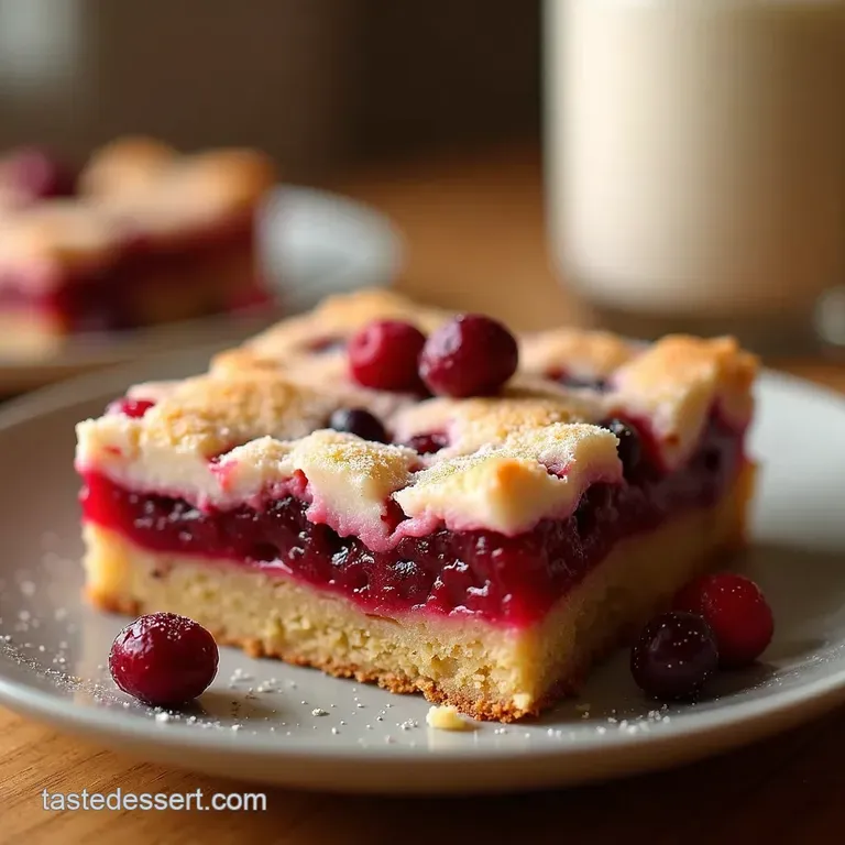 Cranberry Bliss Bar Bakeoff a Knockoff Recipe presentation