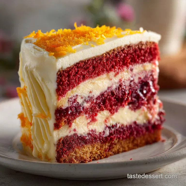 Cranberry Orange Layer Cake with Citrus Buttercream