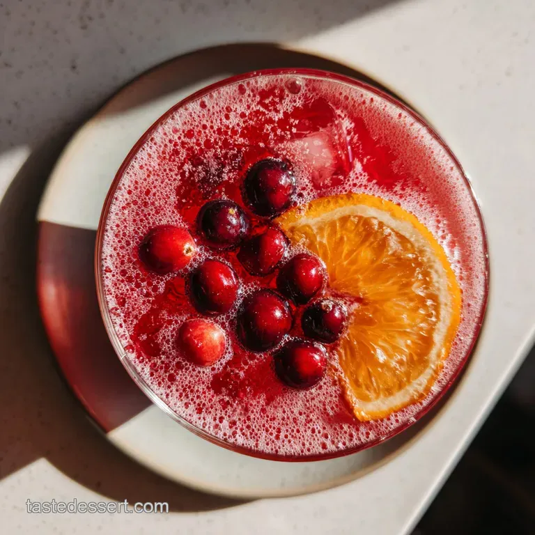 Cranberry Orange Mocktail: Sparkling and Bright