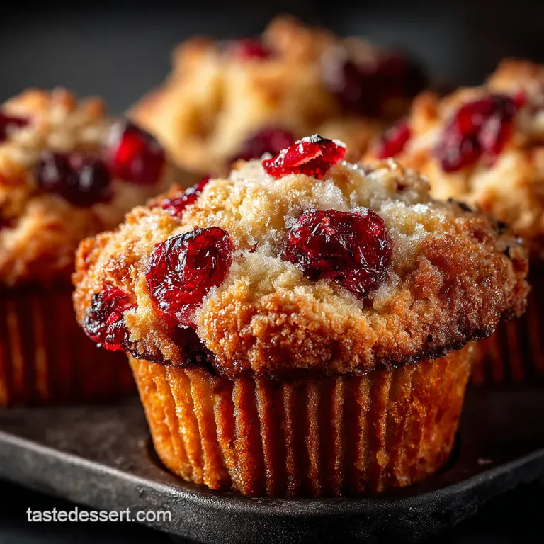 Cranberry Orange Zest Muffins a Burst of Sunshine in Every Bite presentation