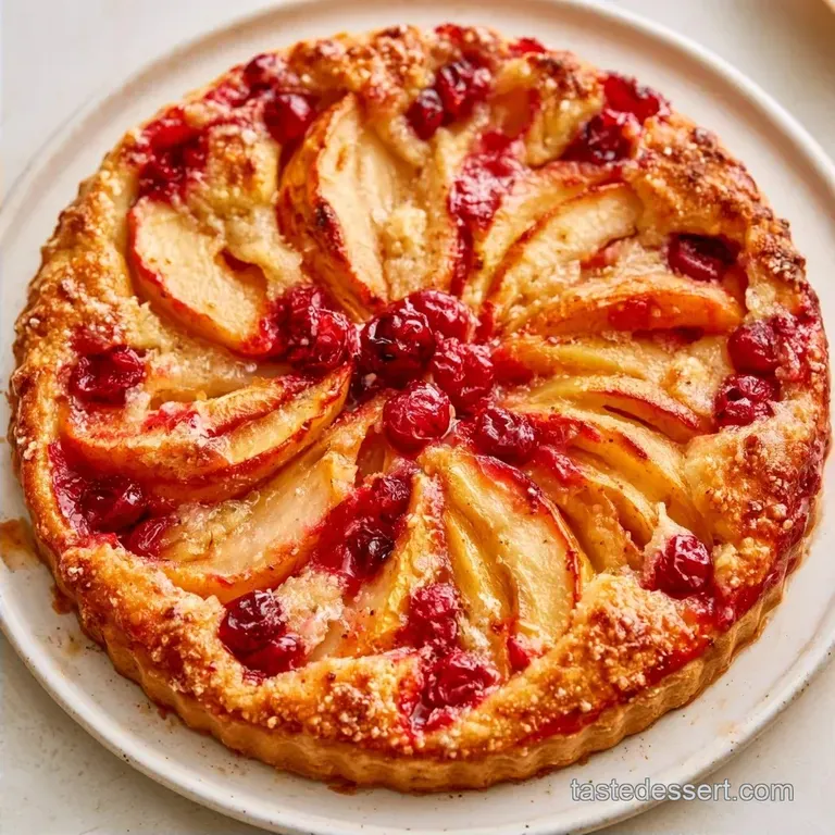 Buttery Cranberry Pear Pie