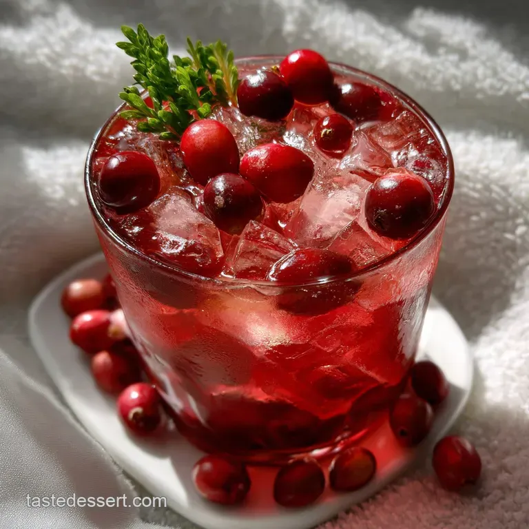 The Cranberry St Germain Cocktail: 5-Minute Sip