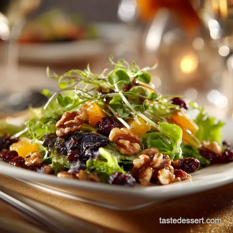 Thanksgiving Salads: the Cranberry-Kissed Harvest Side Dish presentation