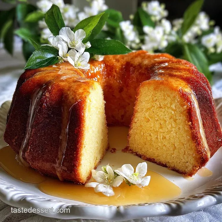 A thick slice of cream cheese pound cake gleams; powdered sugar dusting and berry garnish. Inviting texture, satisfying sw...