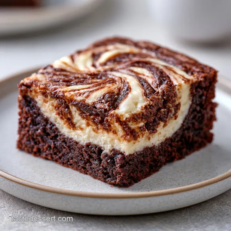 Cream Cheese Swirl Brownies: Fudgy and Decadent