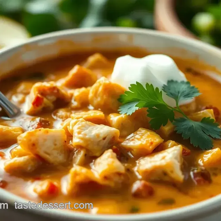 Creamy Chicken Enchilada Soup