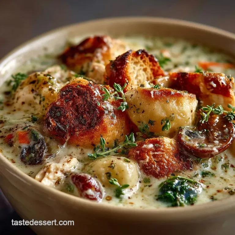 The Ultimate Creamy Chicken and Potato Gnocchi Soup A Hug in a Bowl
